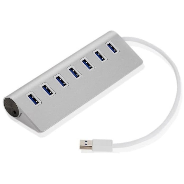 USB Хъб ZIK H308, USB3.0, 7 ports