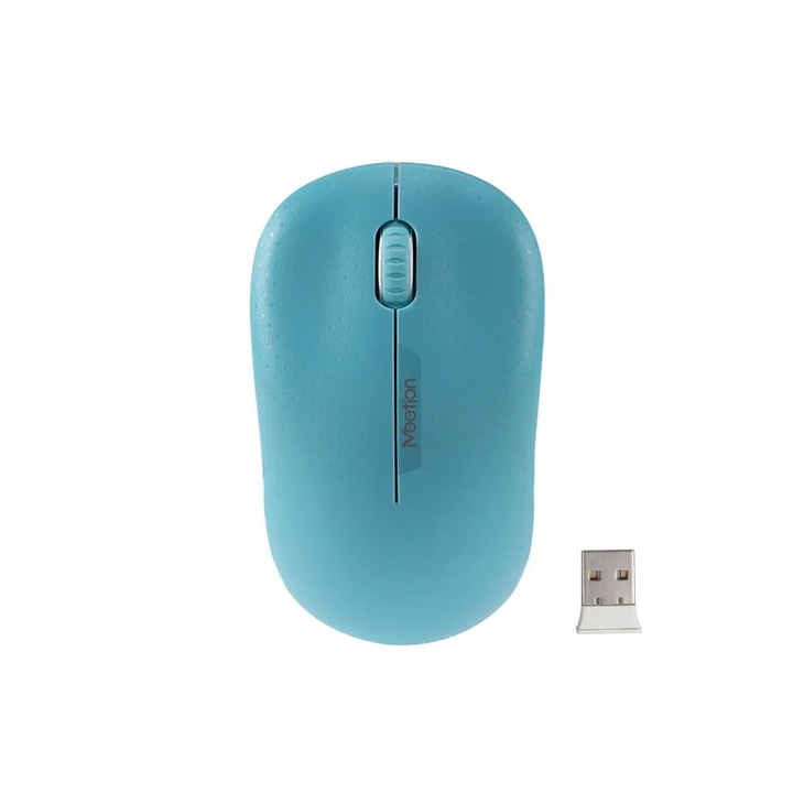 Mouse office wireless, Meetion R545, Cyan