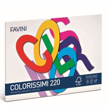 Bloc Format D4 pentru Desen FAVINI Colorissimi, 16 File, 220 g/m2, Hartie Alba Bloc Format D4 pentru Desen FAVINI Colorissimi, 16 File, 220 g/m2, Hartie Alba