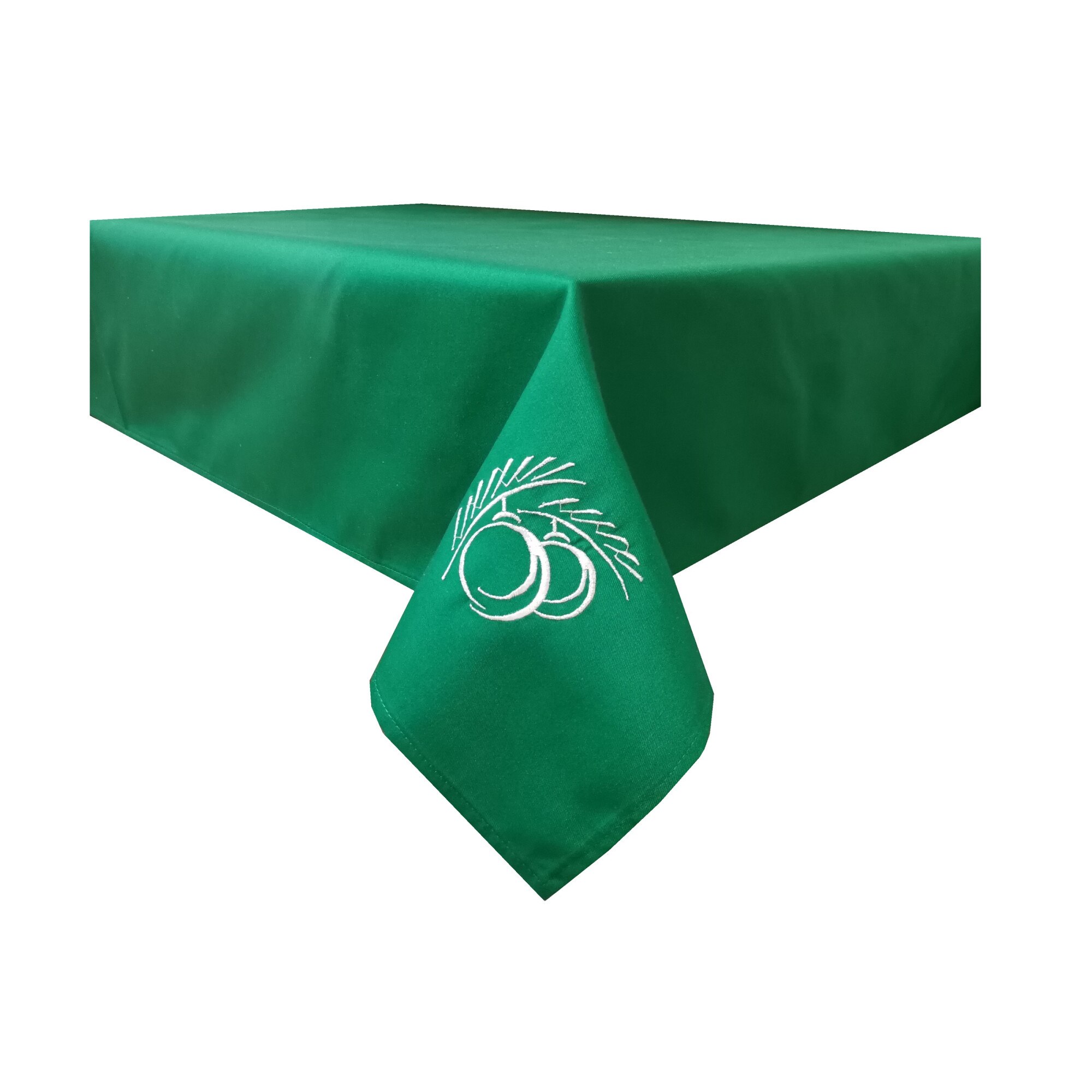 Fata de masa cu broderii, pentru Craciun, marime L 240 cm x 140 cm, ANI