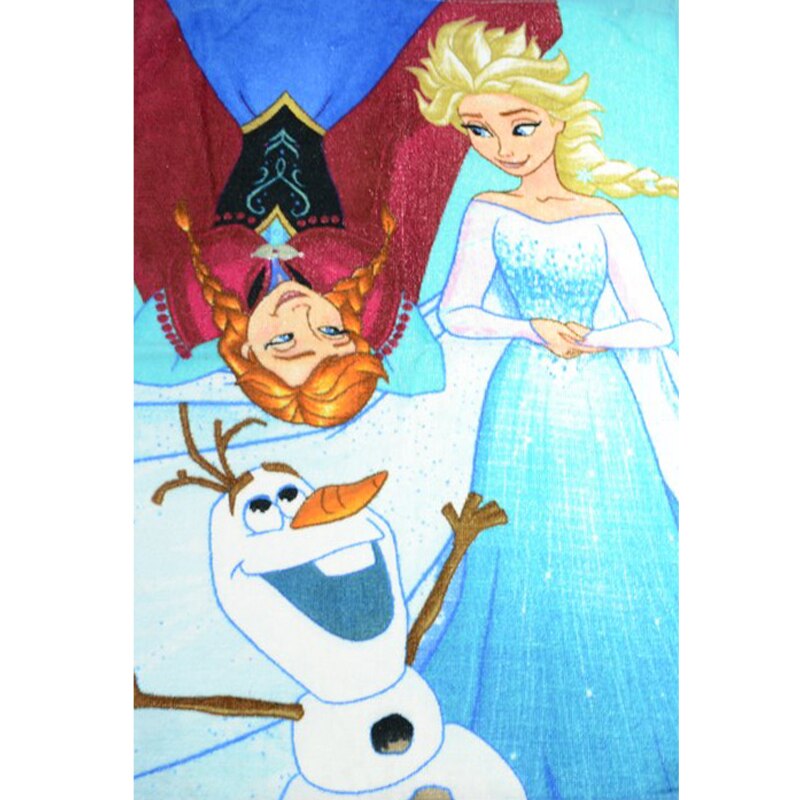 Prosop pentru fete 40 x 60 cm Disney Frozen 097, Albastru