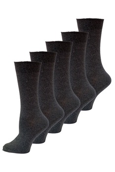 Set 5 perechi sosete barbati SRN, Gri inchis, 40-45 Set 5 perechi sosete barbati SRN, Gri inchis, 40-45
