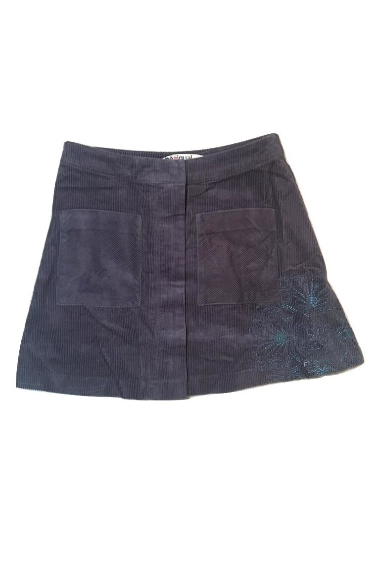 Fusta, Desigual 18WWFWX2, Albastru inchis