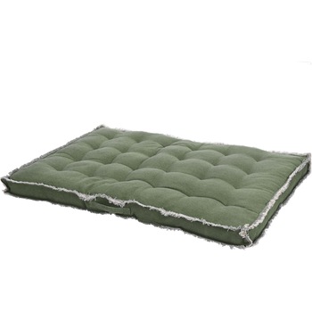 Perna sezut canapea din paleti, cu franjuri, 120X80X8CM, husa 100% bumbac, verde Perna sezut canapea din paleti, cu franjuri, 120X80X8CM, husa 100% bumbac, verde