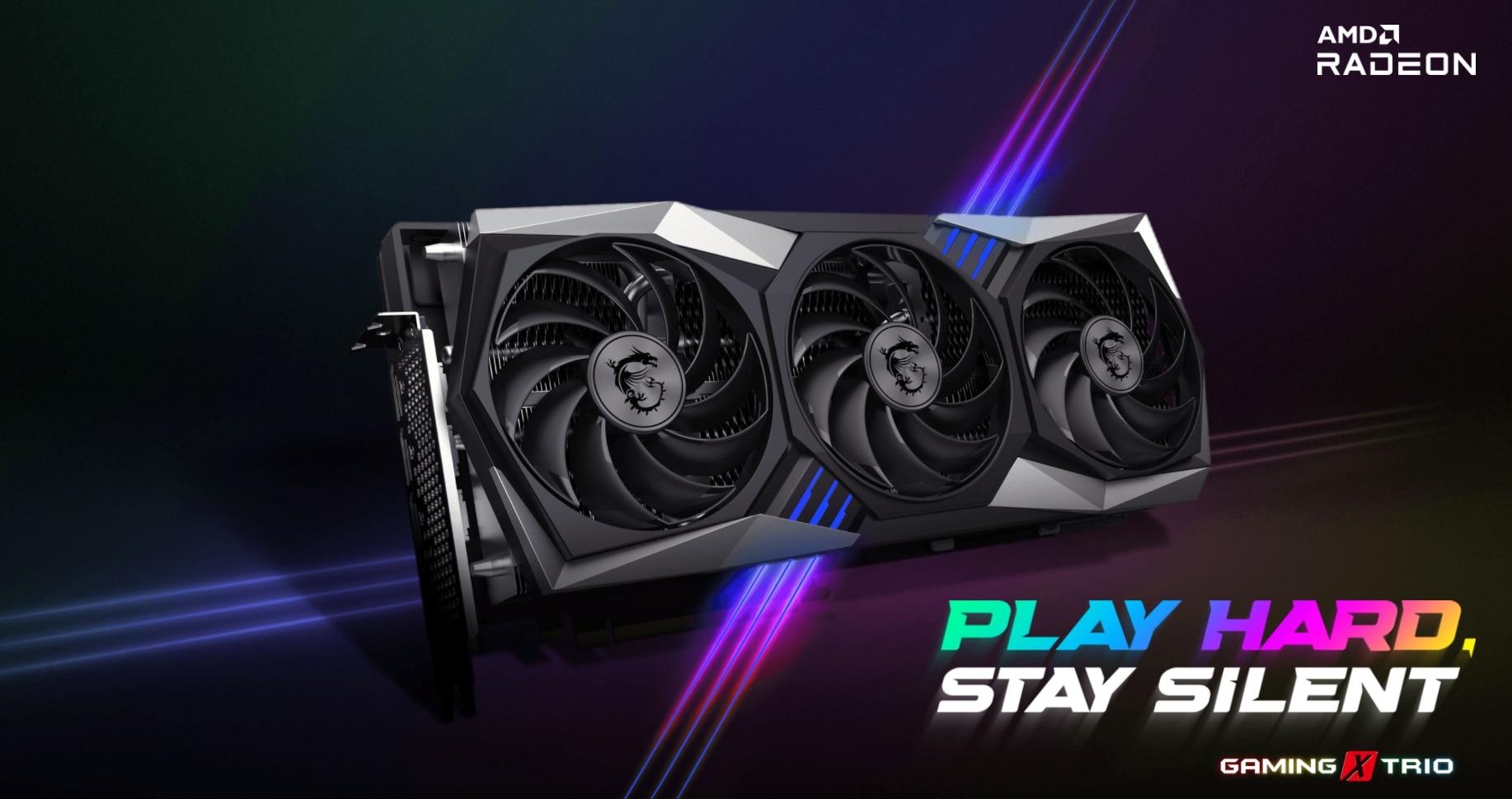 Placa video MSI Radeon™ RX 6800 XT GAMING X TRIO, 16GB GDDR6, 256
