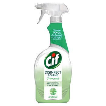 Dezinfectant universal Cif Disinfect & Shine Original, 750 ml Dezinfectant universal Cif Disinfect & Shine Original, 750 ml