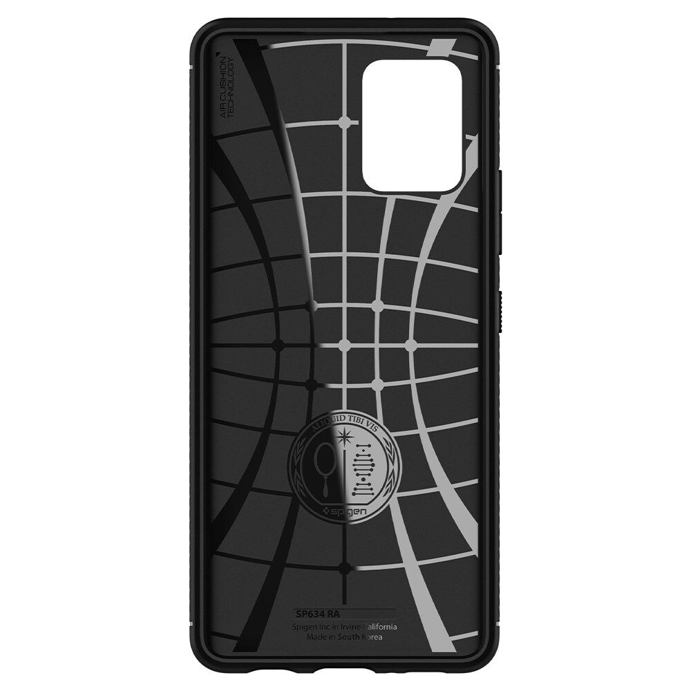 Husa Premium Spigen Rugged Armor Compatibila Cu Samsung Galaxy A42 5g, Negru