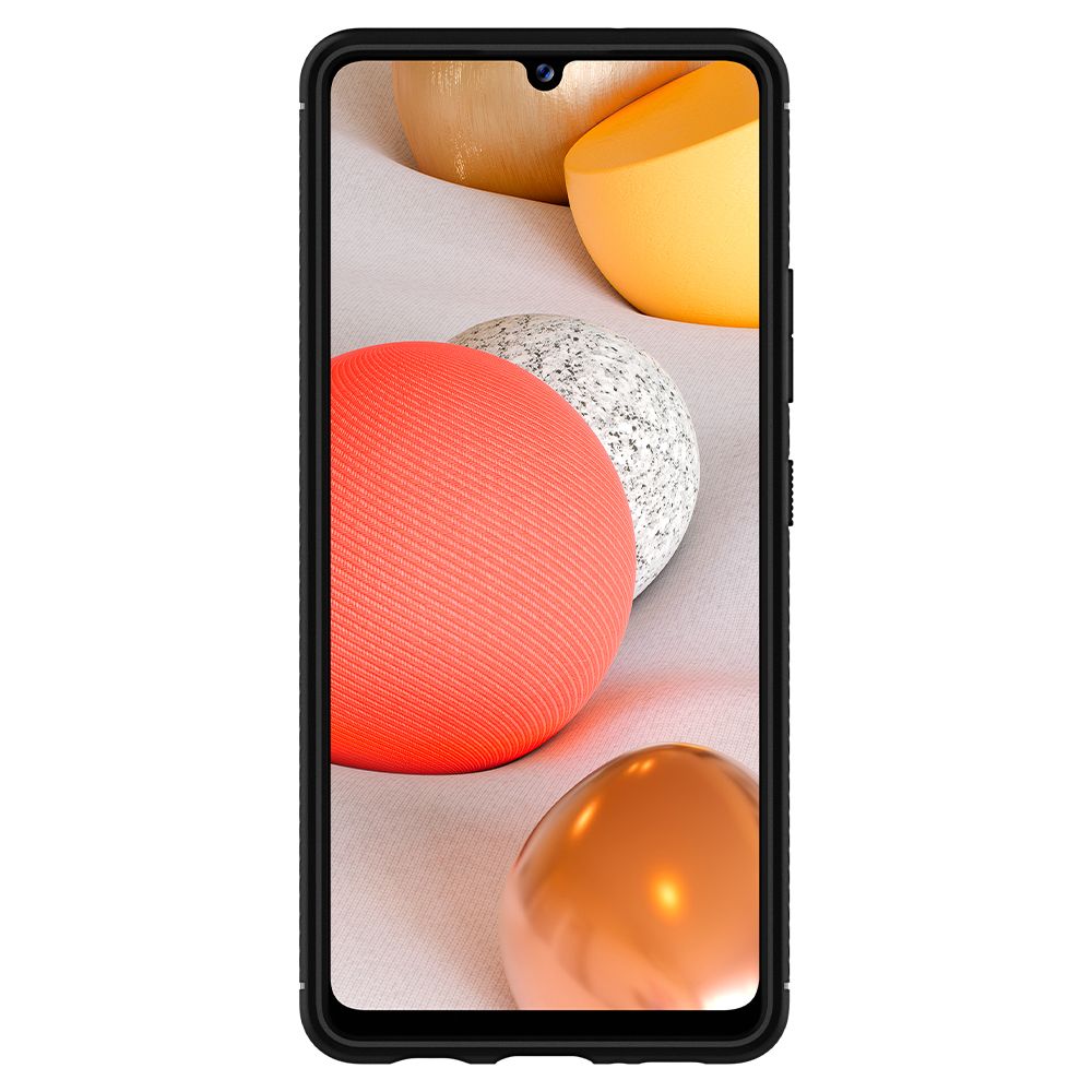 Husa Premium Spigen Rugged Armor Compatibila Cu Samsung Galaxy A42 5g, Negru