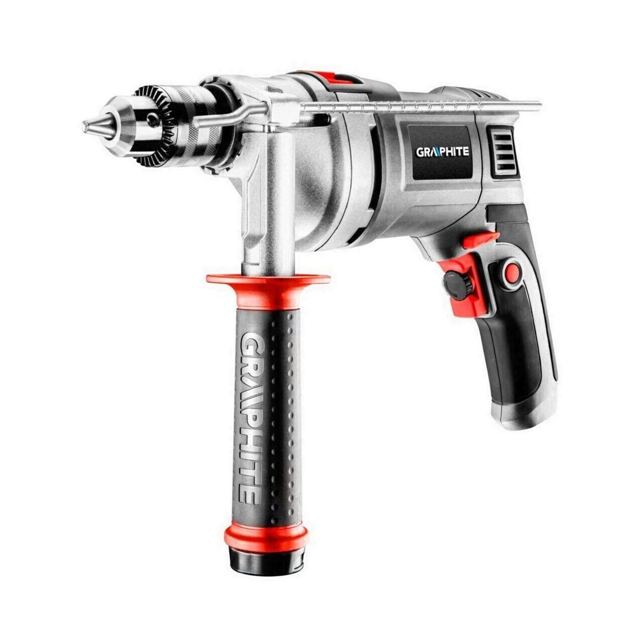 Masina de gaurit cu percutie Graphite 58G738, 850 W, Gri