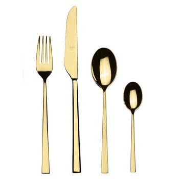 Set 24 de tacamuri Mepra Firenze, Auriu Set 24 de tacamuri Mepra Firenze, Auriu