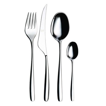 Set 24 tacamuri, Mepra, Colectie Avanguradia, Inox, Finisaj lucios, Argintiu Set 24 tacamuri, Mepra, Colectie Avanguradia, Inox, Finisaj lucios, Argintiu