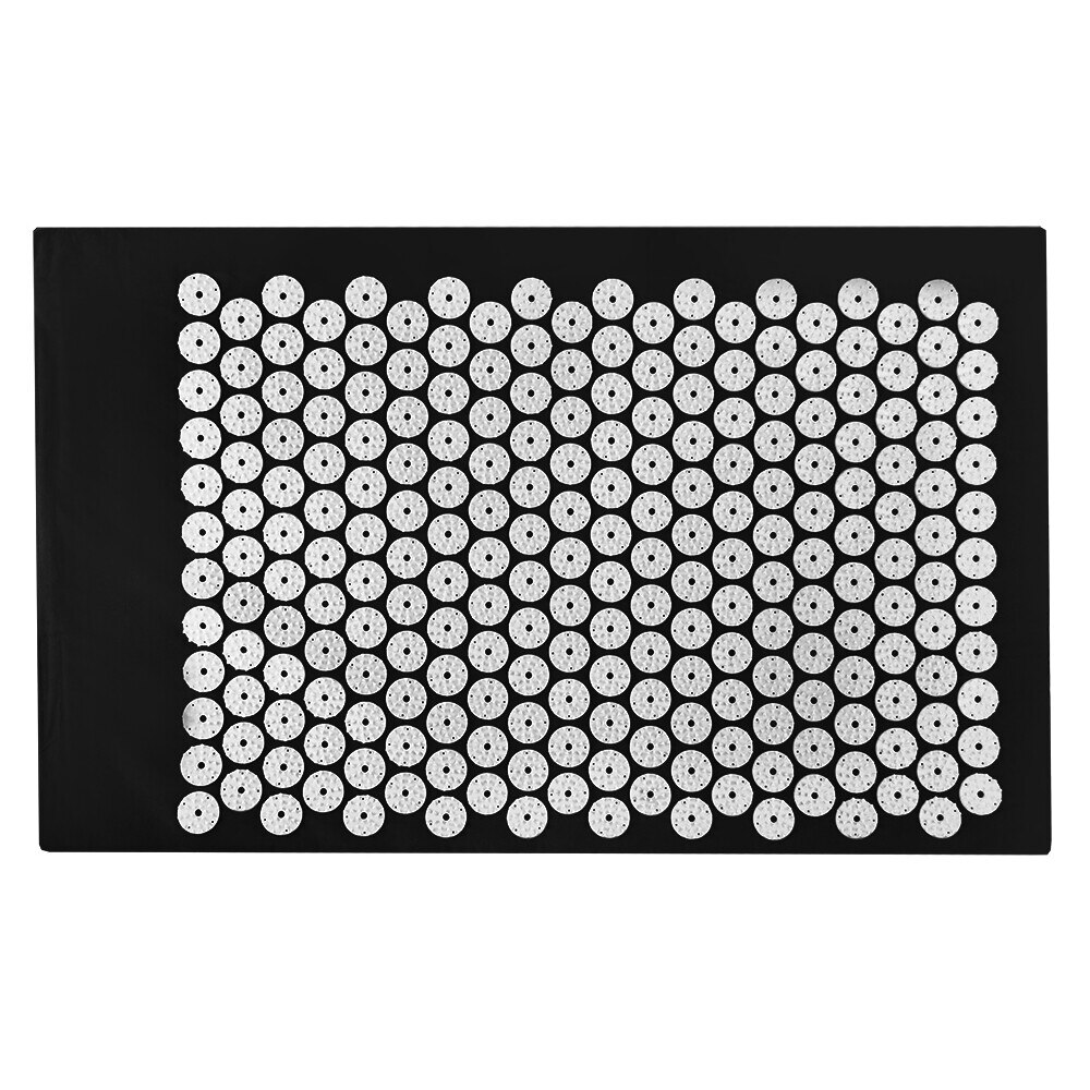 Saltea presopunctura Iso Trade, 5894, 65 x 41 cm, Negru/Alb