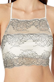 Bustiera cu dantela dama, Mae, Alb/Negru Bustiera cu dantela dama, Mae, Alb/Negru