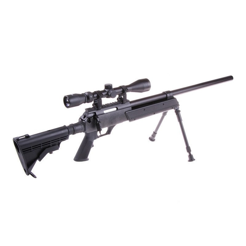 sniper様6045×1ケ6035×2ヶ Sniper airsoft MB06B cu bipod, luneta si bile - eMAG.ro