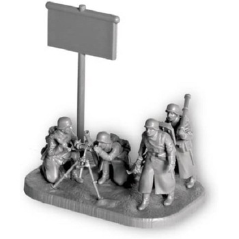 Macheta Militara Zvezda Soviet 80mm Mortar cu echipaj iarna 1941-1945 1:72 ZVEZ 6209 Macheta Militara Zvezda Soviet 80mm Mortar cu echipaj iarna 1941-1945 1:72 ZVEZ 6209