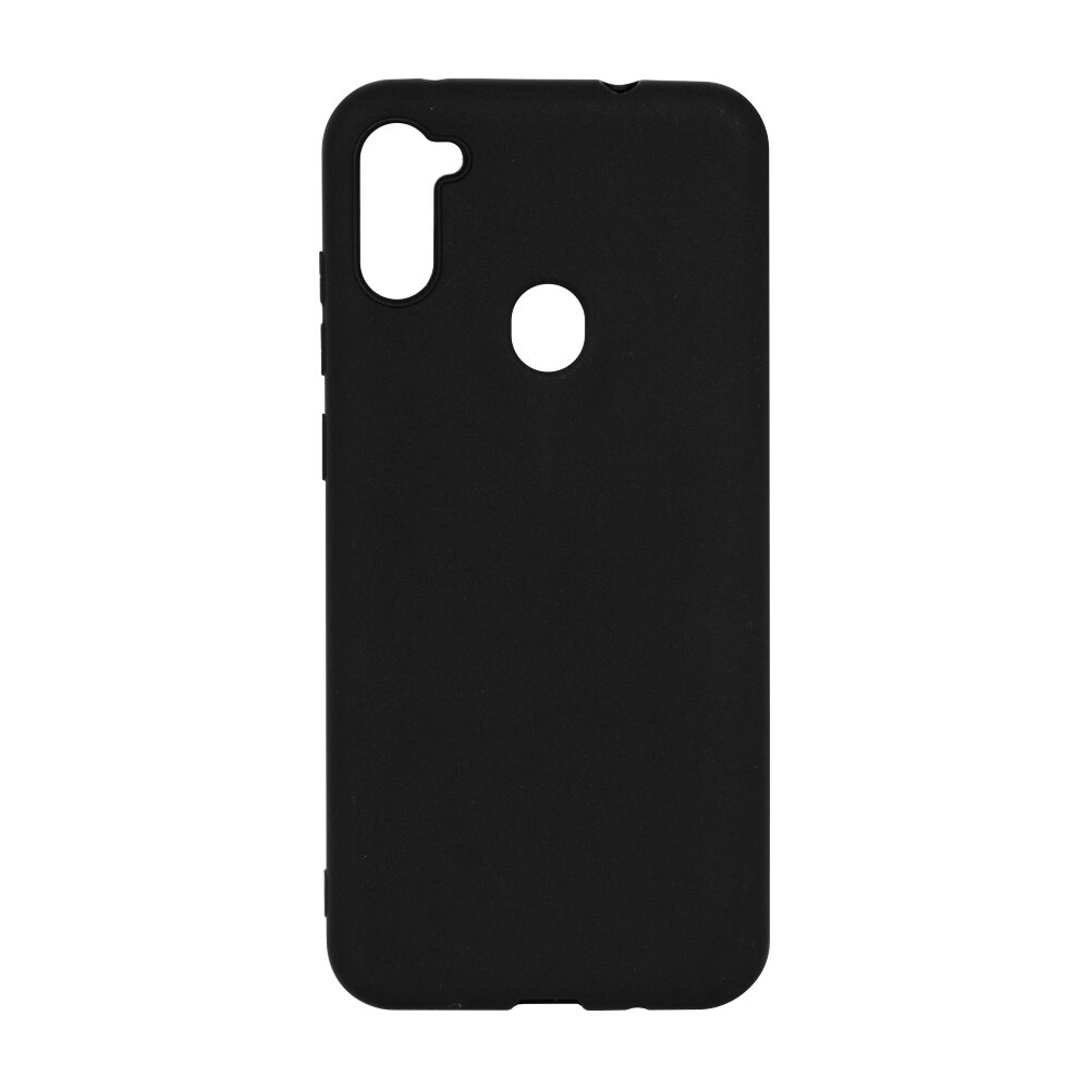 Husa Slim Pudding Beline pentru Samsung Galaxy M11, Negru