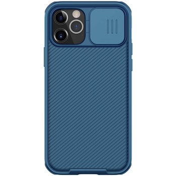 Husa protectie spate si camera foto, Albastra, pentru Apple iPhone 12 Pro Max (6.7 inch) Nillkin CamShield Husa protectie spate si camera foto, Albastra, pentru Apple iPhone 12 Pro Max (6.7 inch) Nillkin CamShield