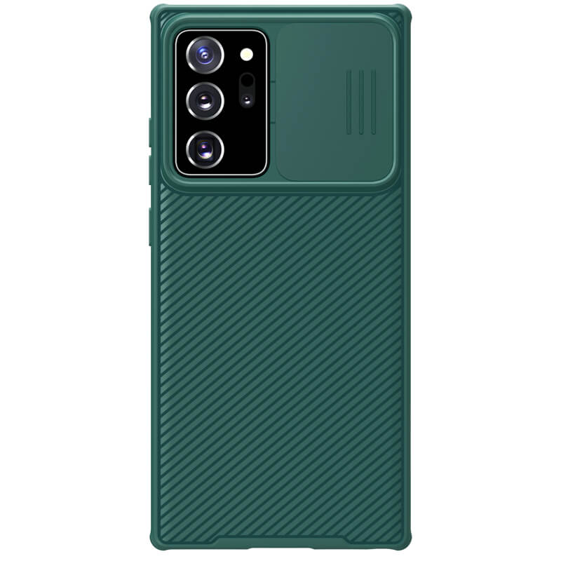 Husa protectie spate si camera foto verde, pentru Samsung Galaxy Note 20 Ultra- Nillkin CamShield