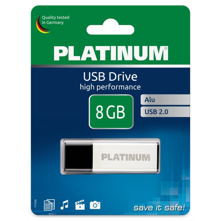 USB 2.0 PLATINUM Memory Stick 8 GB