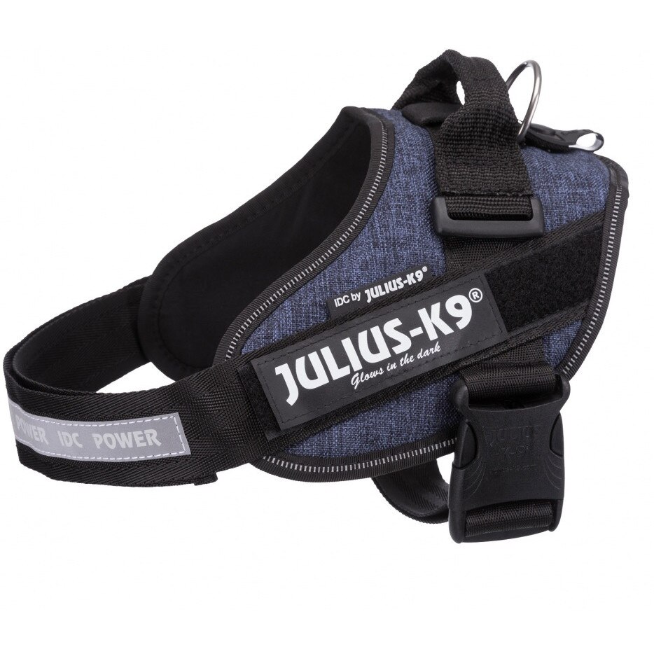 Ham Julius-K9 IDC, M 58-76 cm/40 mm, Albastru Jeans 14845