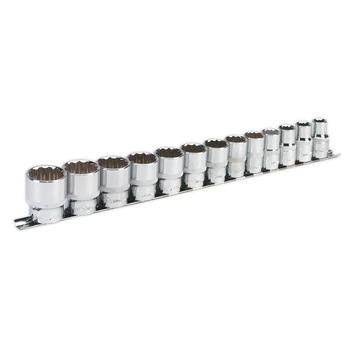 Set chei tubulare Walldrive, sistem imperial, 13 piese, 1/2”, Sealey Set chei tubulare Walldrive, sistem imperial, 13 piese, 1/2”, Sealey