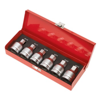 Trusa chei tubulare Hex, 6 piese, 3/4”, Sealey Trusa chei tubulare Hex, 6 piese, 3/4”, Sealey