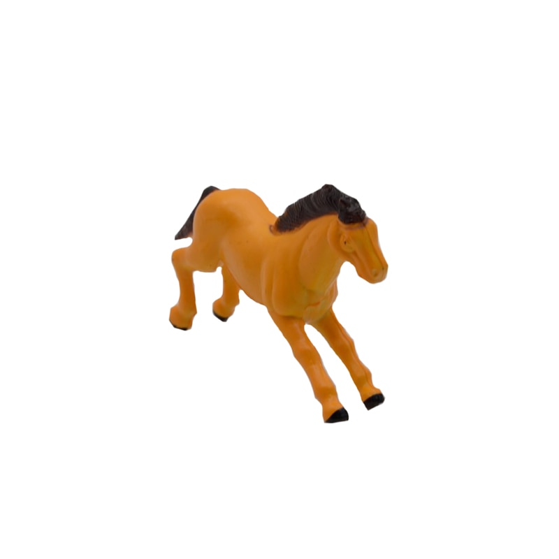 Figurina cal 9 cm Unikatoy 2002P, Portocaliu