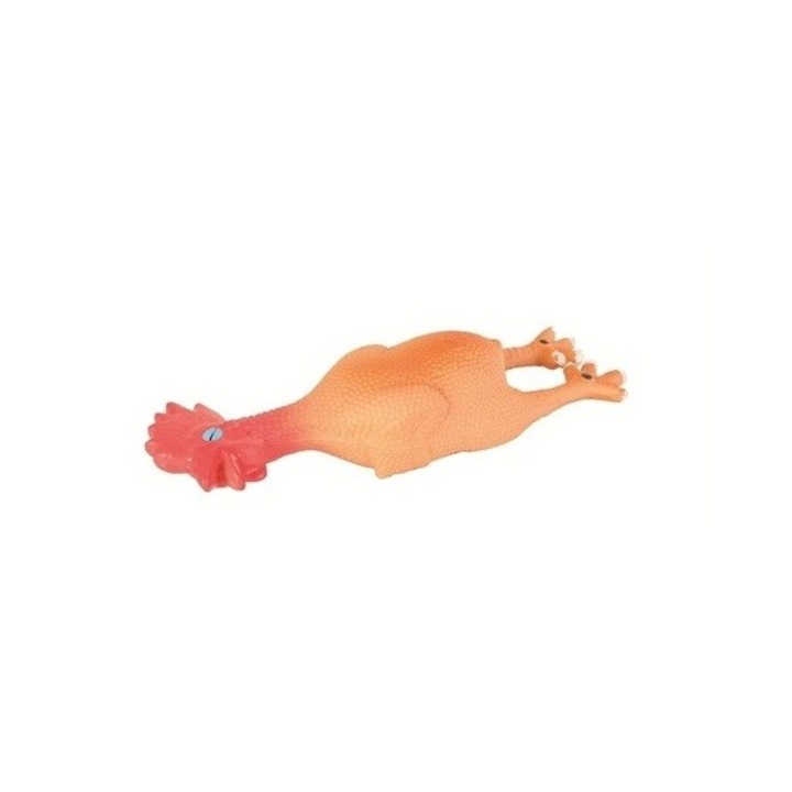 Latex játék kakas, hanggal, kutyáknak, 32 cm