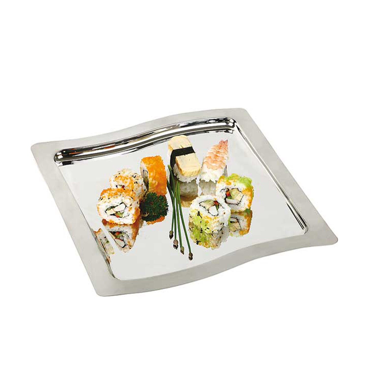 Platou servire, Aps inox, dimensiuni 325x325mm