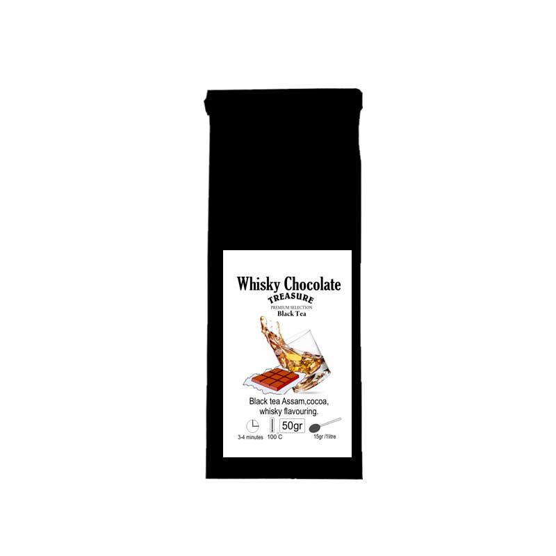 Ceai Negru Whisky si Ciocolata, Infuzie , 50 grame , Treasure