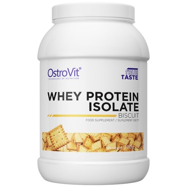 Supliment alimentar OstroVit Whey Protein Isolate, Cookies, 700 gr
