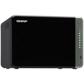 Network Attached Storage QNAP TS-653D-4G, 6-Bay, Procesor Intel Celeron J4125 2GHz, 4GB DDR4 Network Attached Storage QNAP TS-653D-4G, 6-Bay, Procesor Intel Celeron J4125 2GHz, 4GB DDR4
