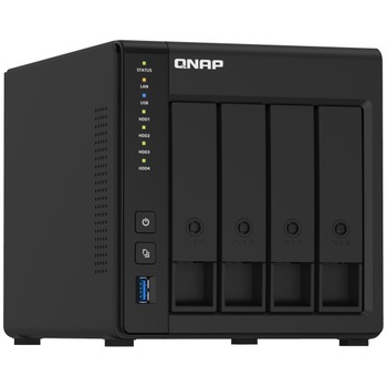 Network Attached Storage QNAP TS-451D2-4G, 4-Bay, Procesor Intel Celeron J4025 2GHz, 4GB DDR4 Network Attached Storage QNAP TS-451D2-4G, 4-Bay, Procesor Intel Celeron J4025 2GHz, 4GB DDR4