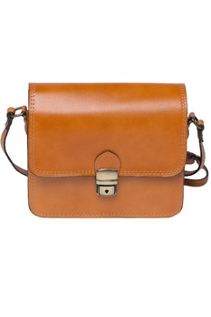 Geanta dama, Vera Pelle, cu clapeta, tip postas, piele naturala, camel, 20 x 17 x 8 cm Geanta dama, Vera Pelle, cu clapeta, tip postas, piele naturala, camel, 20 x 17 x 8 cm