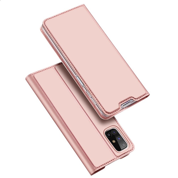 Калъф за телефон Dux Ducis Skin Pro Bookcase за Samsung Galaxy M31s, розов