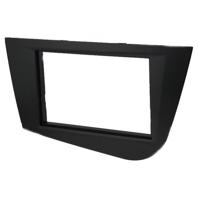 Cadru radio, 2 DIN, pentru Seat Leon II, negru