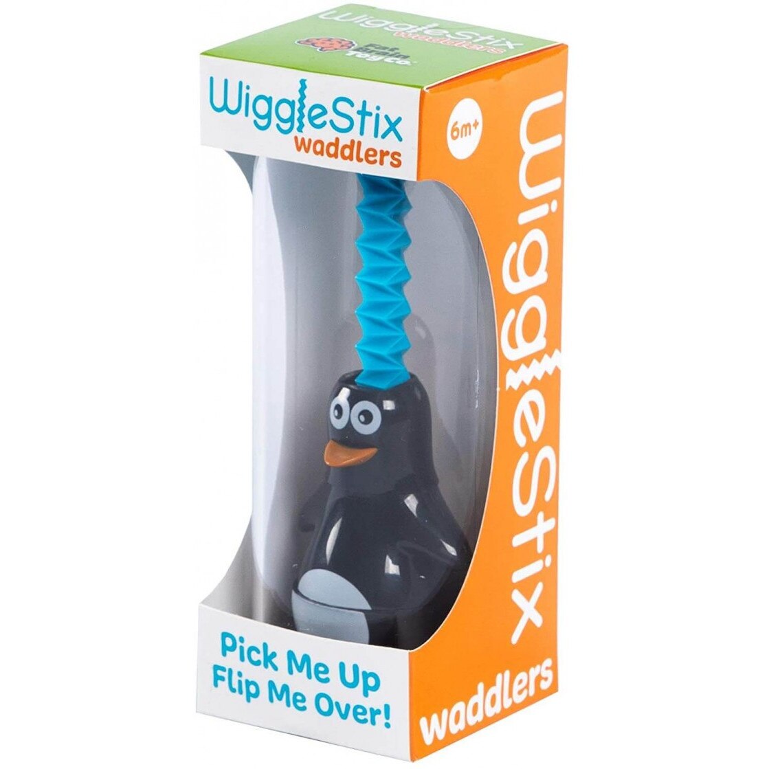 Jucarie bebelusi Fat Brain Toys Wiggle Stix - pinguin