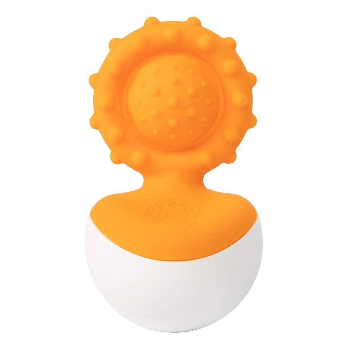 Jucarie senzoriala Dimpl Wobbl Fat Brain Toys - Orange