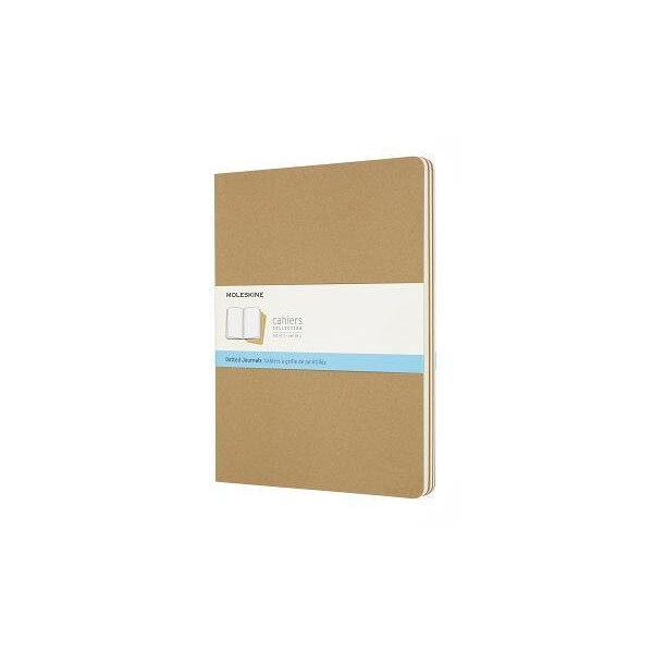 Moleskine Cahier Journal, XL, Dotted, Kraft Brown (7.5 X 9.75), Moleskine (Author)