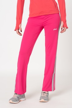 Asics, Pantaloni sport cu talie joasa, pentru fitness, Fucsia Asics, Pantaloni sport cu talie joasa, pentru fitness, Fucsia