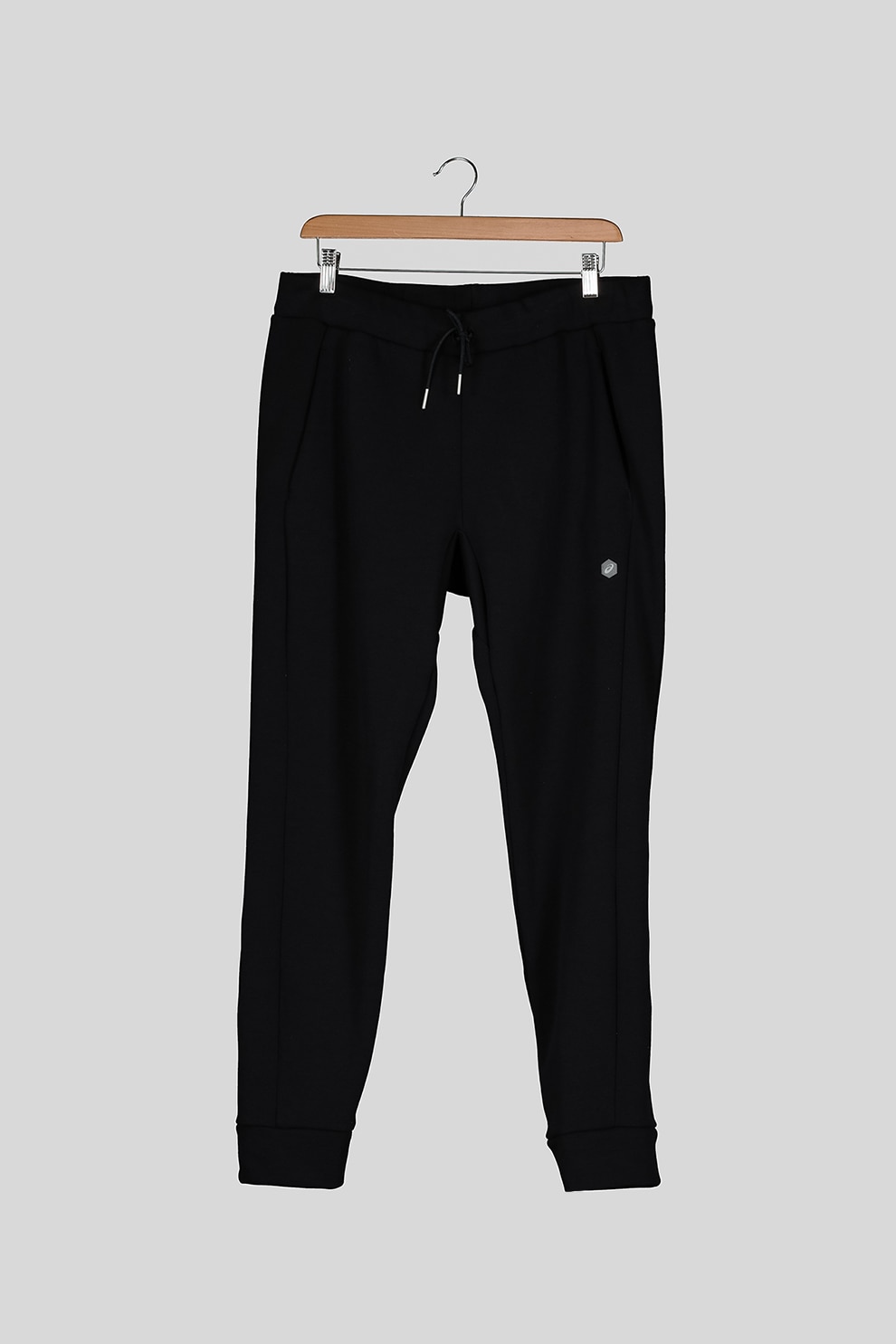 asics, Pantaloni sport cu snur pentru antrenament, Negru, XS