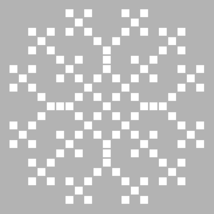 Sablon 39 x 39cm, Repetitiv - Traditional Brau - SMTR03