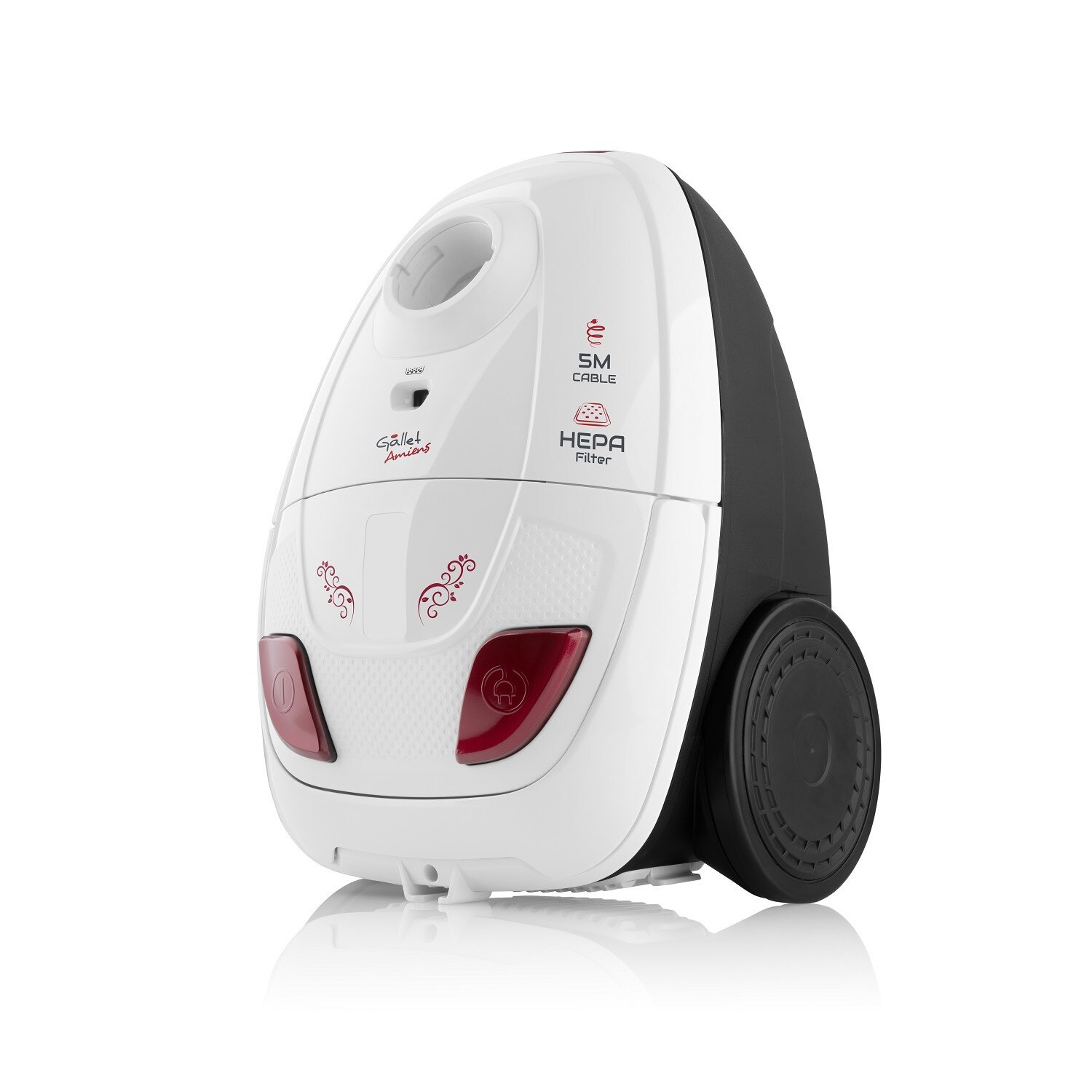 Aspirator cu sac GALLET Amiens ASP301, 700W, capacitate colectare 1,5 L, motor ECO