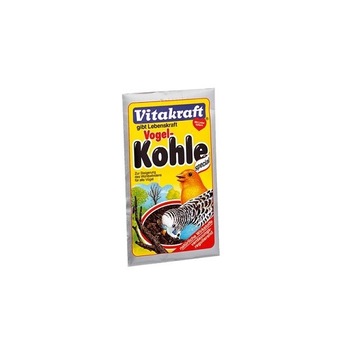 Suplimente Vitakraft Vogel-Kohle pe baza de carbune pentru pasari, 10 g Negru Suplimente Vitakraft Vogel-Kohle pe baza de carbune pentru pasari, 10 g Negru