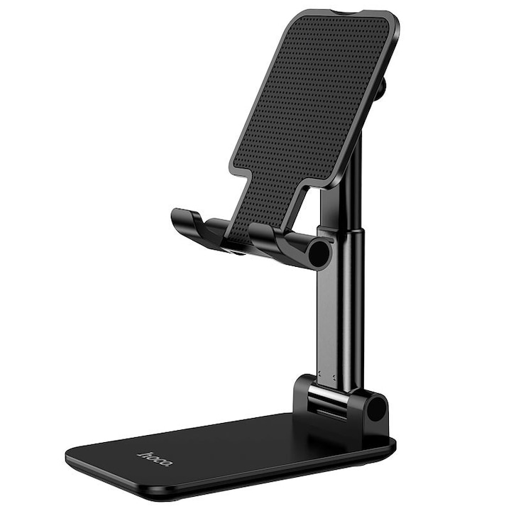 Сгъваема поставка за бюро Hoco PH29A Carry Folding Desktop Stand, за мобилни устройства с ширина до 10 инча, черен