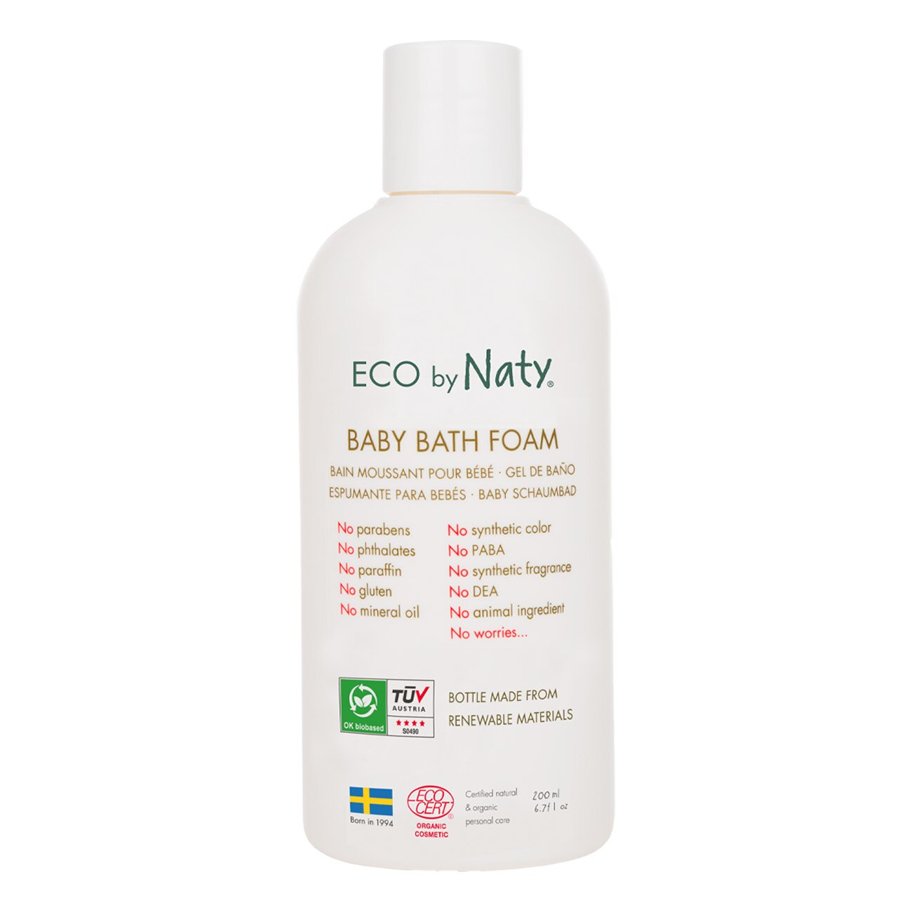 Spumant de baie bio, Naty, 200 ml