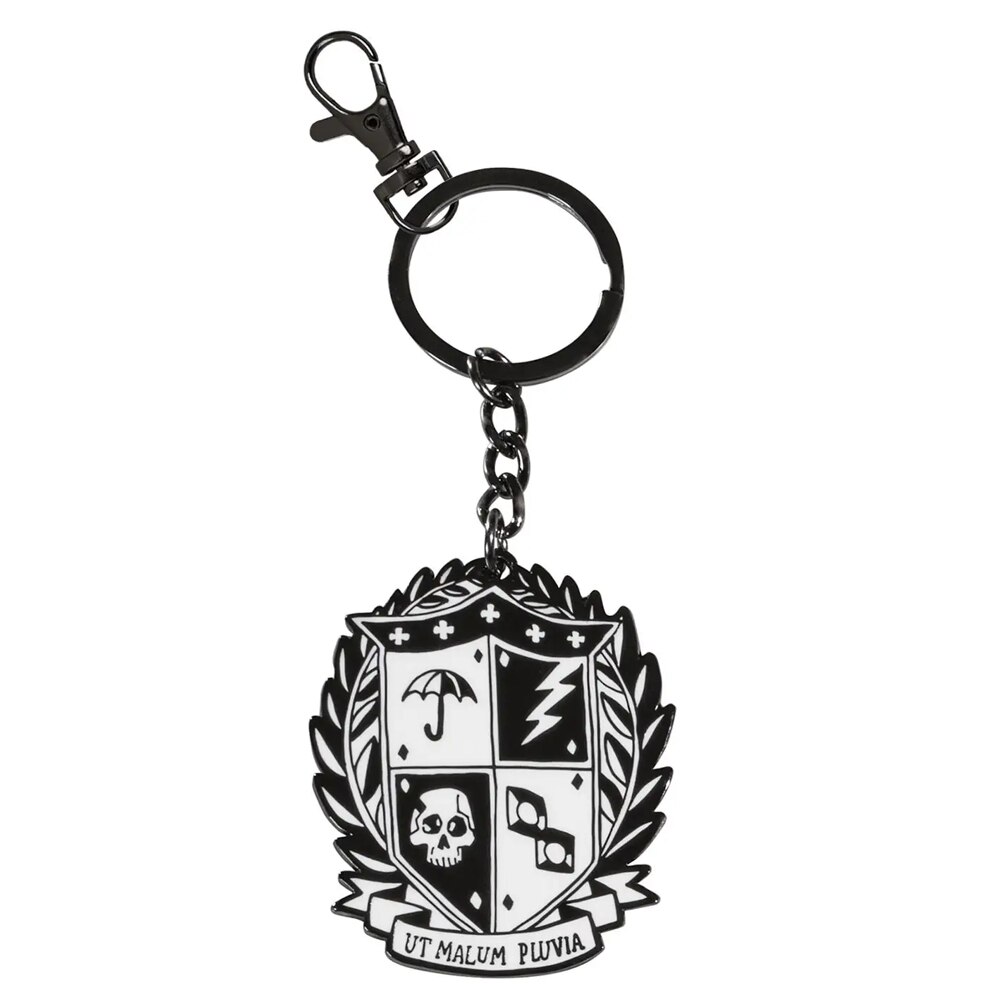 Breloc Dark Horse Umbrella Academy Crest, Alb/Negru