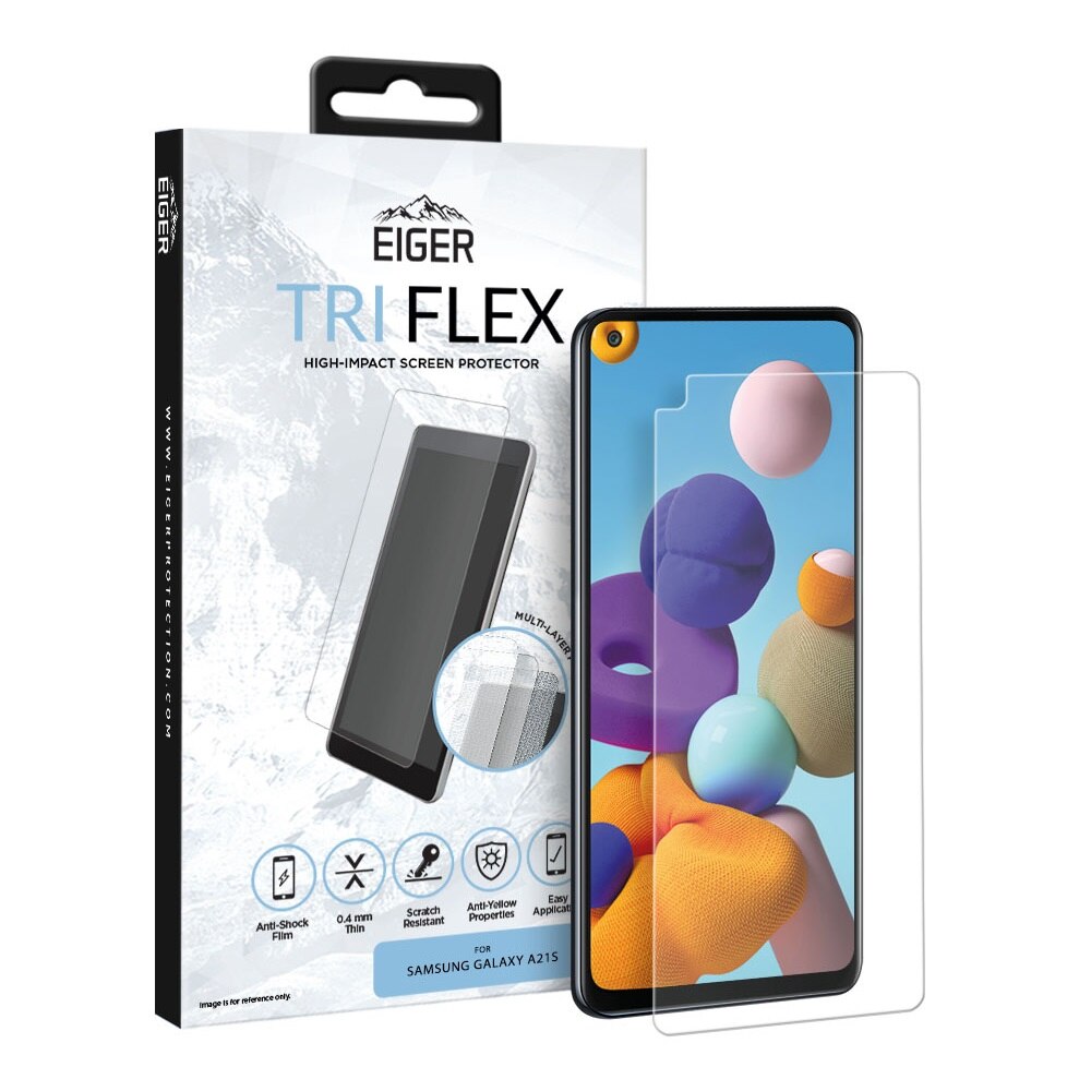 Folie Eiger Clear Tri Flex Samsung Galaxy A21s