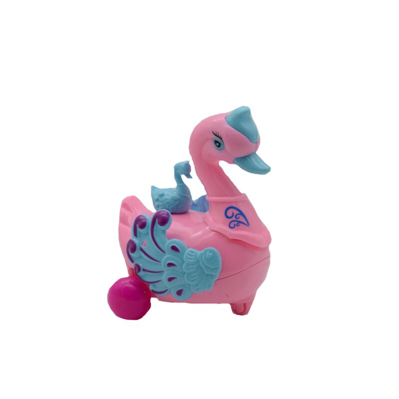 Jucarie lebada pentru fete Mini Junior LBD2, Roz