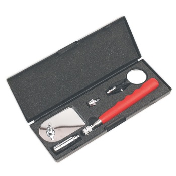 Set recuperator magnetic cu oglinda, 5 piese, Sealey Set recuperator magnetic cu oglinda, 5 piese, Sealey